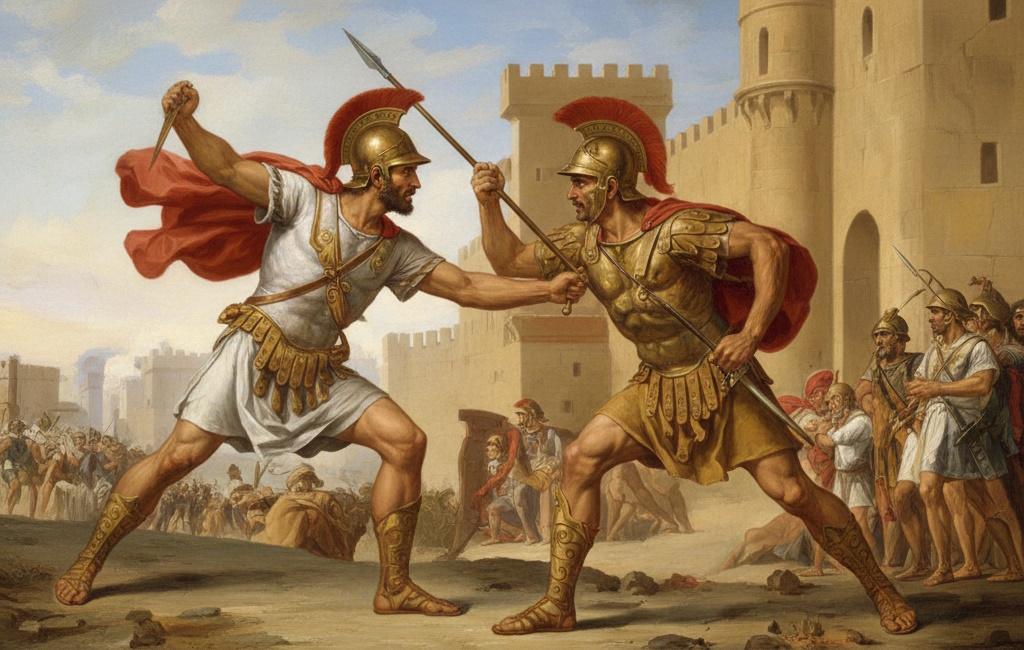 Akhilleusz és Hektór párbaja